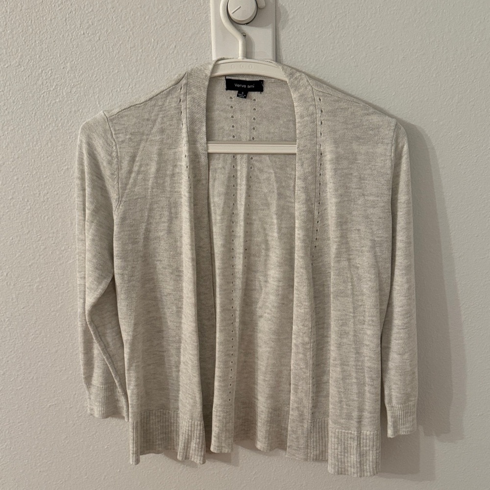 Verve Ami Light Gray Women's Cardigan